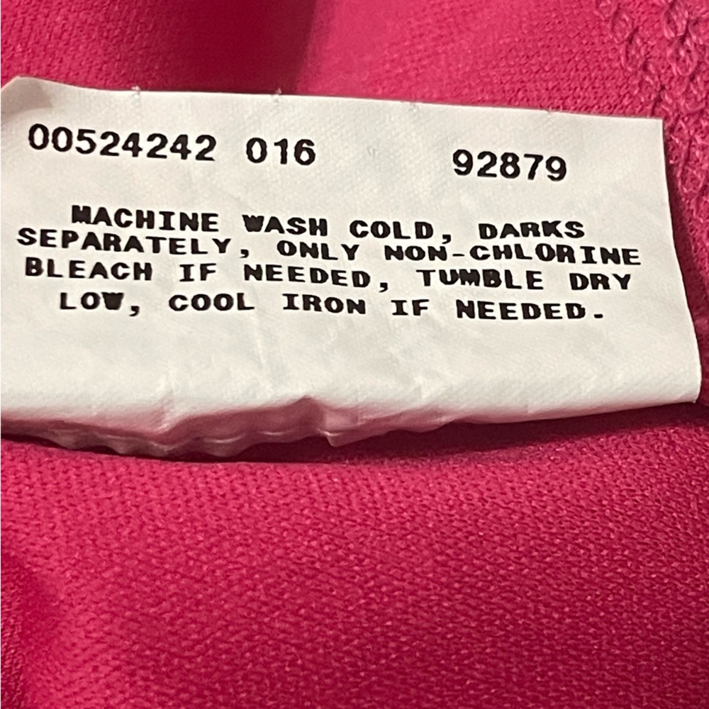 I.N. San Francisco Formal Hot Pink Dress White Straps & Bow Girls Size 10 π - Picture 4 of 16